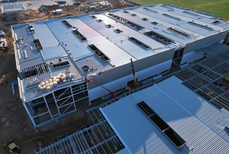 A Frame Roof Construction Site